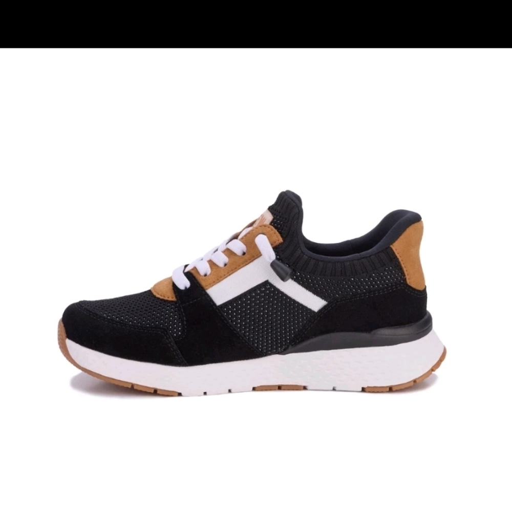 Drew Women's Bobbie - No Hands Lightweight sneakers, Black Combo 10837 - Picture 3 of 7